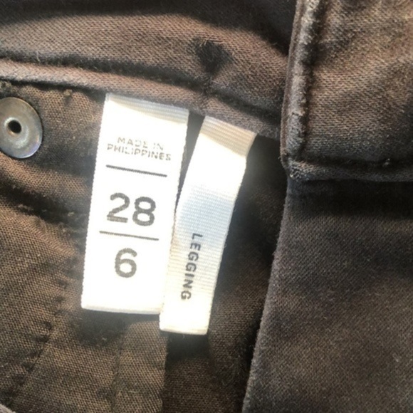 ANN TAYLOR LOFT | Charcoal Legging Jeans - 28/6 - Picture 7 of 7